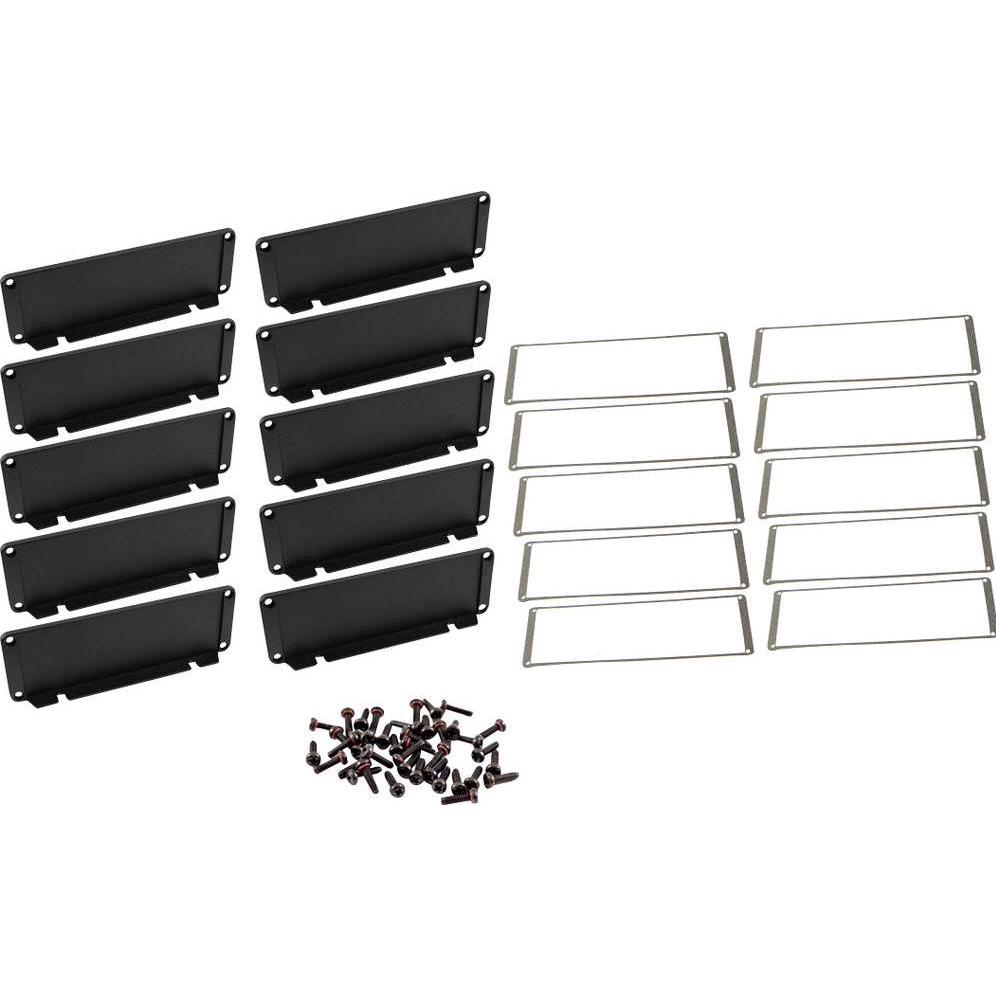 Hammond Endplatte Aluminium Schwarz (L x B x H) 16 x 169 x 57mm 10St., Elektronikzubehör + Gehäuse, 