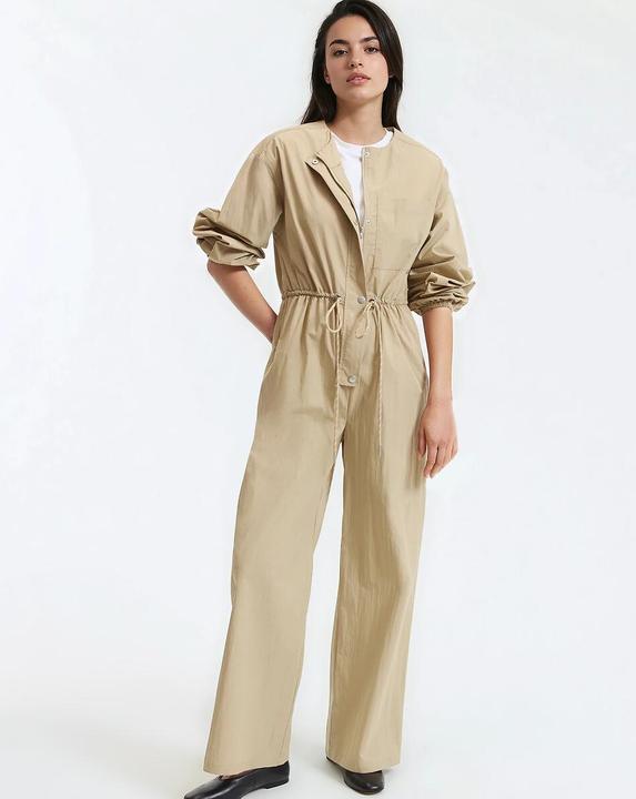 La Redoute Collections Overall mit weiter Hose und langen Ärmeln (48)