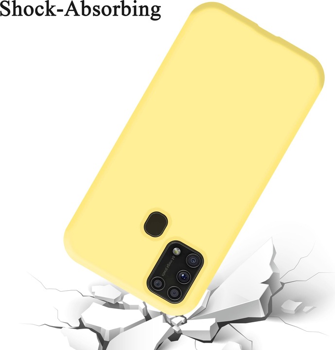 Actual product image Cadorabo TPU Liquid Silicone Case Cover (Samsung Galaxy M31)