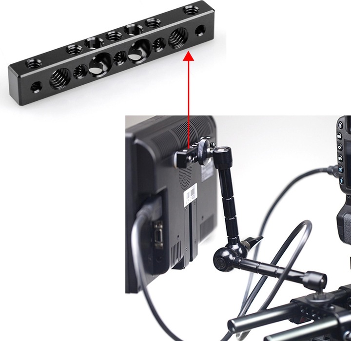 Actual product image SmallRig Cheese Bar with Screw Hole (Various video accessories)