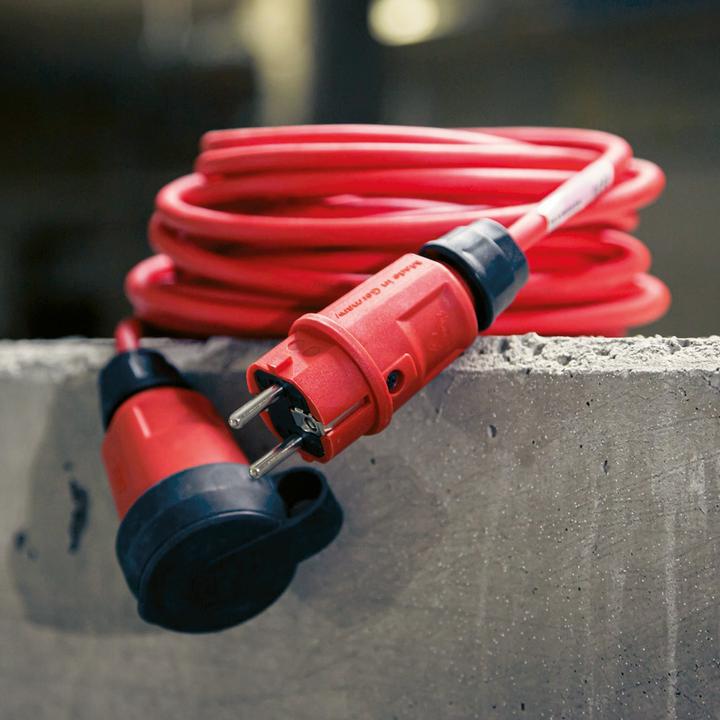 Produktbild Brennenstuhl 9162100210 Strom Verlängerungskabel 16 A Schwarz, Rot 10 m H07BQ-F (10 m)