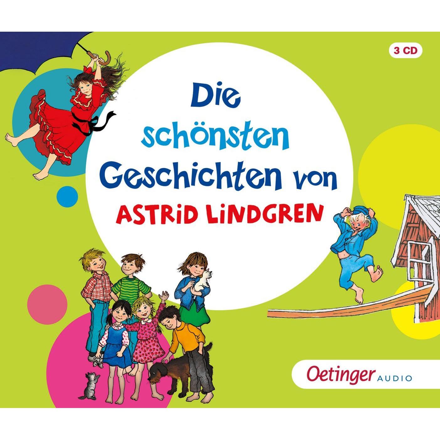 Die schönsten Geschichten von Astrid Lindgren, Hörbücher von Erik Schäffler, Georg Riedel, Alexandra Doerk, Margarethe S...