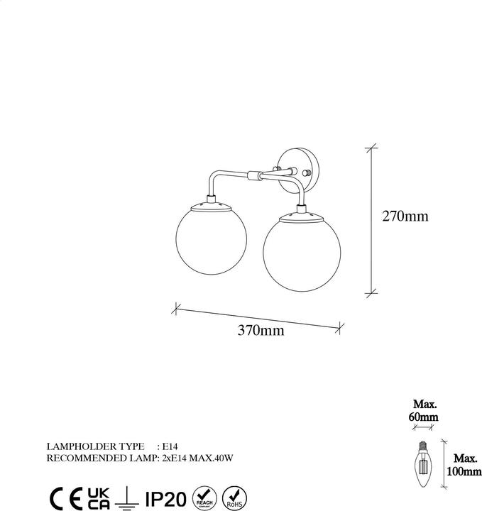 Produktbild Hanah Home Rachel (E14)