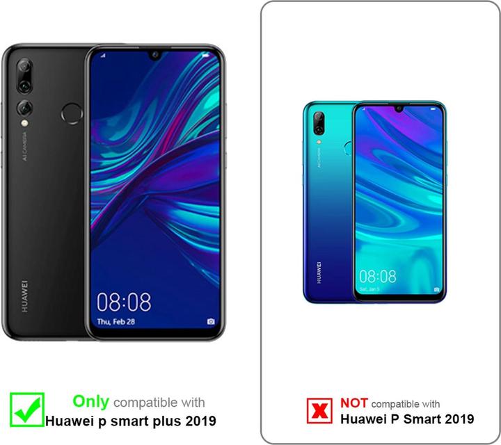 Actual product image Cadorabo Book Invisible Magnet Cover (Huawei P Smart Pro (2019))