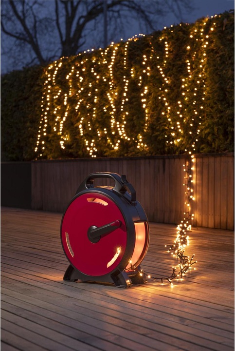 Produktbild Konstsmide LED-Lichterkette Kabelaufroller, 1200 LED, 26.3 m, Outdoor (26.38 m)