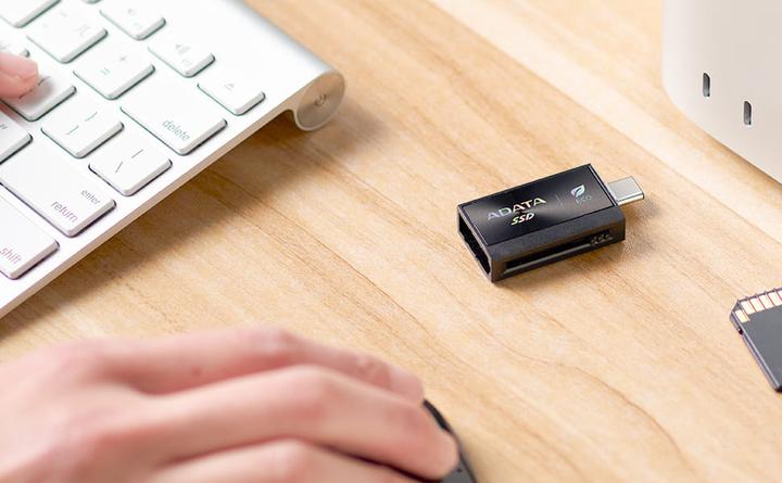 Actual product image Adata SSD 512GB External SC730 U3.2 Gen2 Black (0.51 TB)