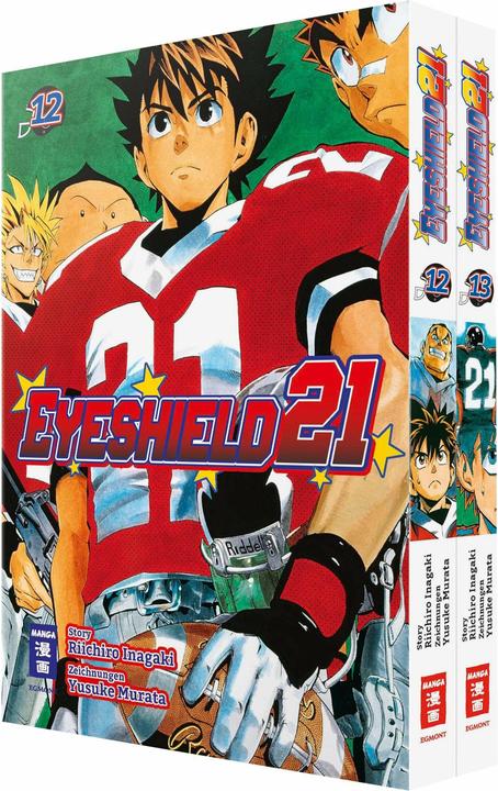 Produktbild Eyeshield 21 Bundle 12+13 (Deutsch, Riichiro Inagaki, Yuusuke Murata, 2025)