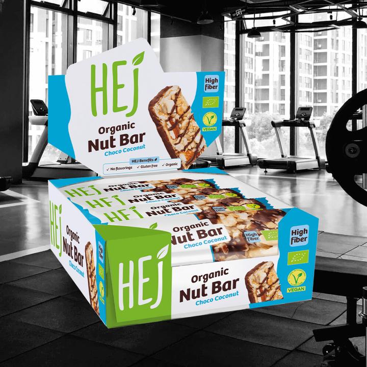 Image du produit HEJ Nutrition Organic Nut Bar (480 g, 12 pcs)