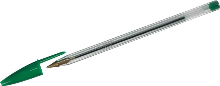 Actual product image Bic Cristal disposable biros Line width: 0.32 mm Writing colour: green (Green, 1x)