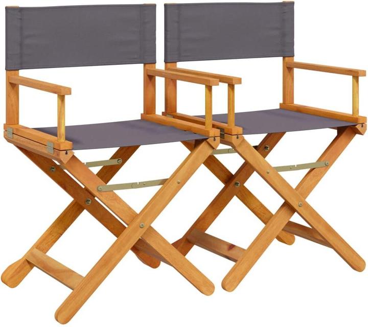 Produktbild vidaXL Klappbare Gartenstühle 2 Stk. Stoff
