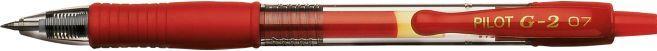 Actual product image Pilot G2 (Transparent, Red, 1 x)