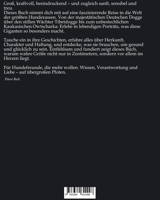 Produktbild 'Giganten auf vier Pfoten - Die grössten Hunderassen der Welt im Porträt'