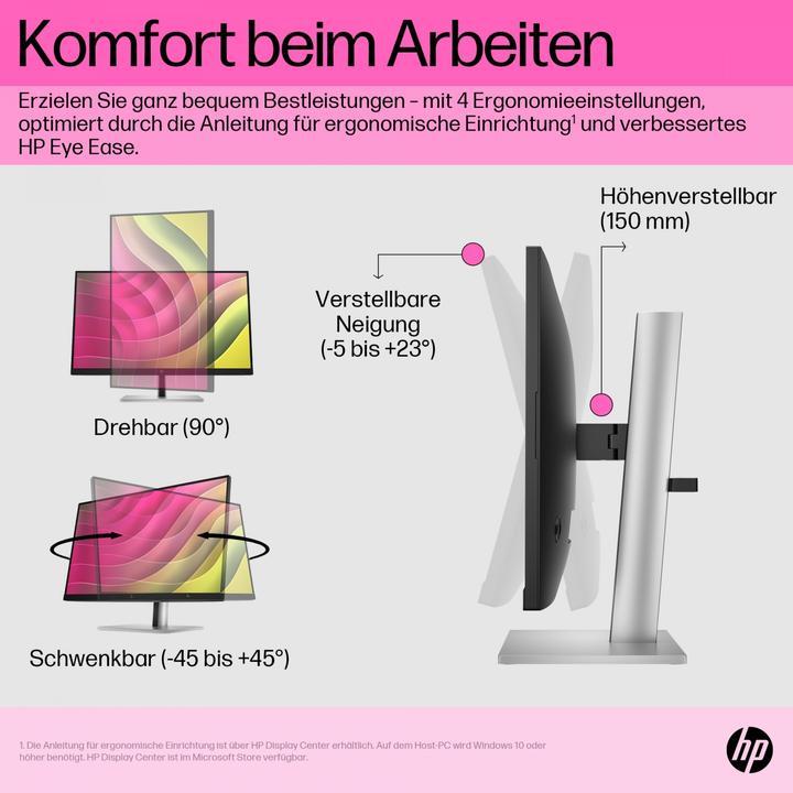Actual product image HP E24T G5 23.8IN FHD 1920X1080 (1920 x 1080 pixels, 23.80")