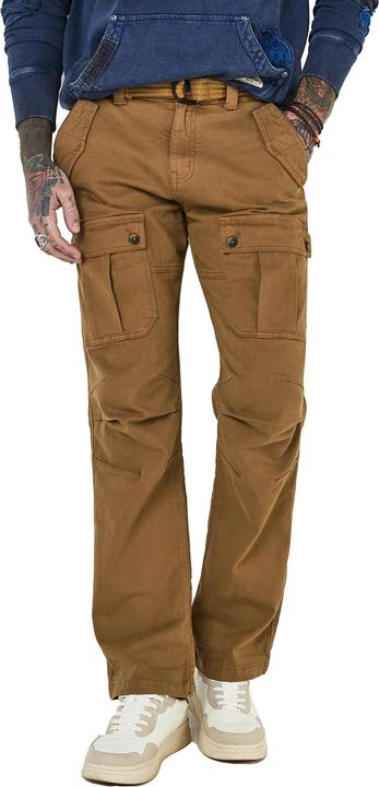 Actual product image Joe Browns Classic Cargo Trousers with Woven Belt (34)