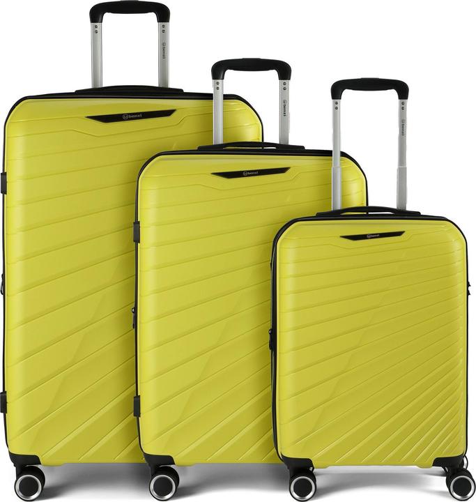 Benzi 5808 4 Rollen Kofferset 3-teilig mit Dehnfalte (191 l)