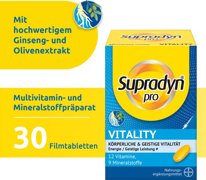Produktbild Supradyn pro Vitality (30 Stück, Tabletten)