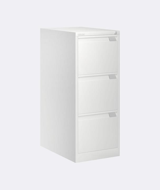 Actual product image Bisley Single-tray suspension file cabinet with 3 drawers (62 x 41.5 x 101.5 cm)