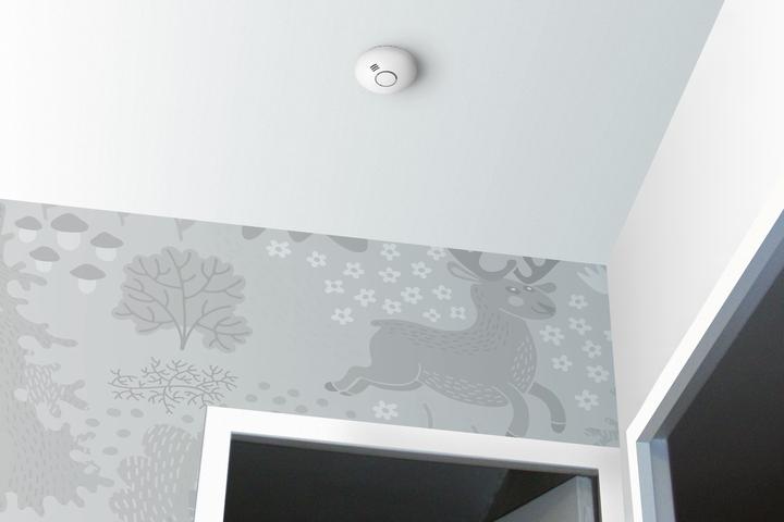 Actual product image Alecto SMART-SMOKE10 Smart Zigbee Rookmelder - 10 jaar sensor - Voldoet aan Europese norm EN14604 - 4 stuks
