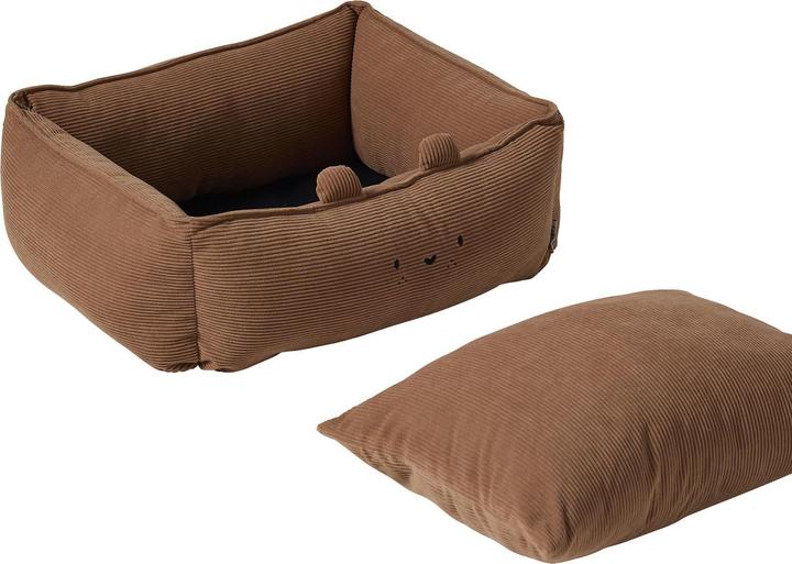 Vertbaudet Gepolstertes Hundebett aus Feincord, in 3 Grössen erhältlich (Hund)