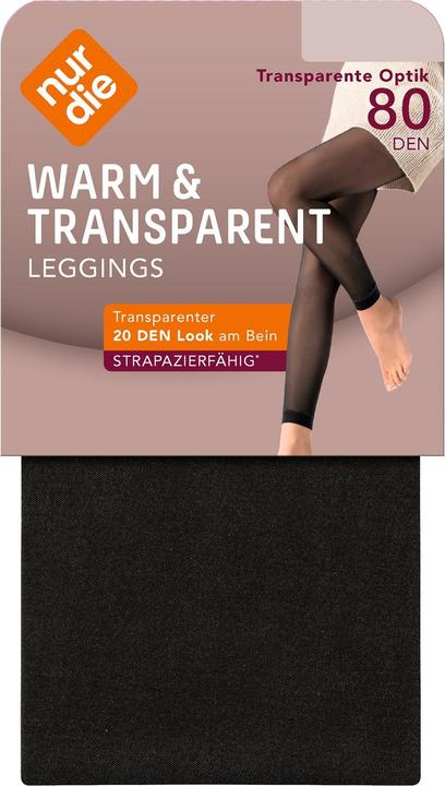 Nur Die Warm & Transparent (80 DEN, 38 - 40)
