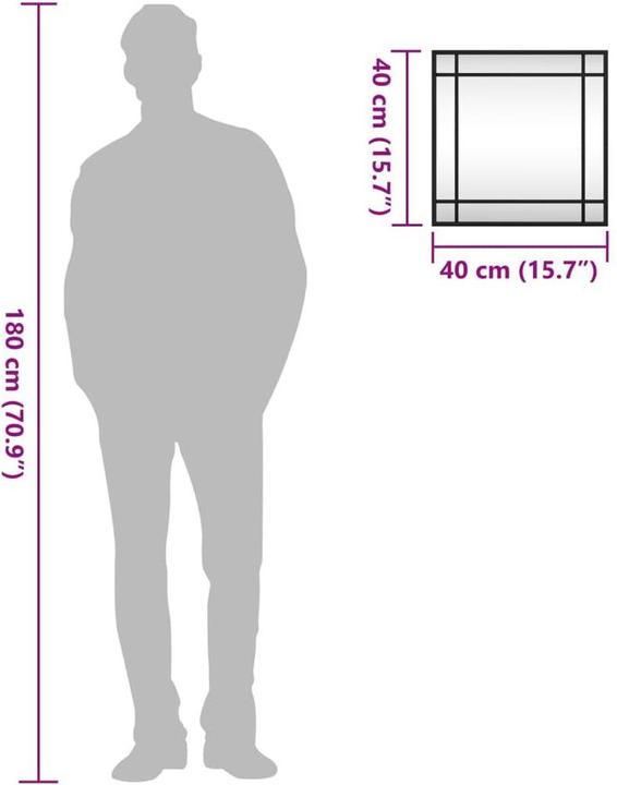 Immagine prodotto vidaXL Theone (40 x 40 cm)