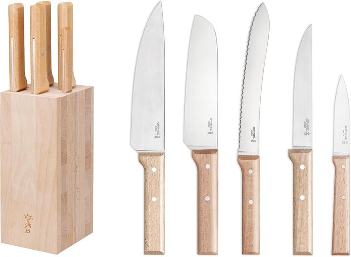 Produktbild Opinel PARALLELE Brot Messerblock mit 5 Messern