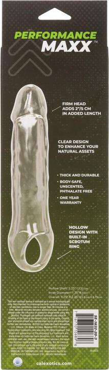 Actual product image CalExotics California Exotics - Performance Maxx Clear Extension 7,5 Transparent