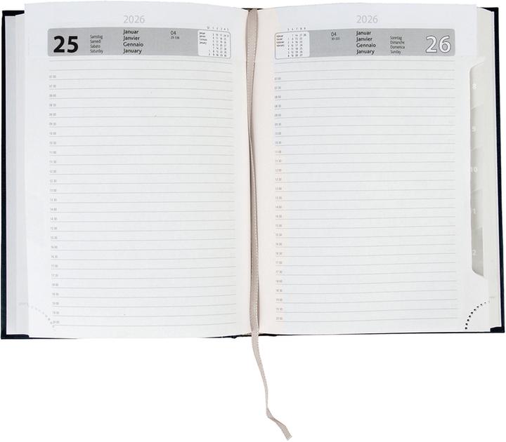 Produktbild Simplex Wochenagenda Simply Flex 15 x 21 cm, 2026, Rot (15 x 21 cm, 1 Tag / 1 Seite)