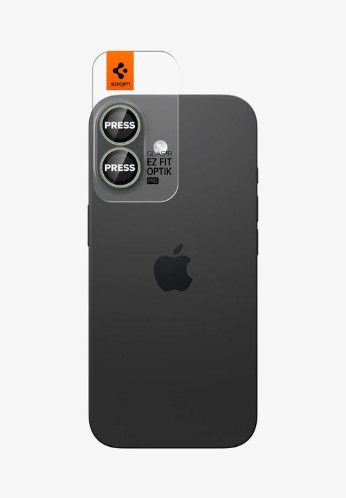 Immagine prodotto Spigen Glass tR EZ Fit Optik Pro 2 Pack (2 Pezzo/i, Apple iPhone 16 Plus, Apple iPhone 17, Apple iPhone 16)