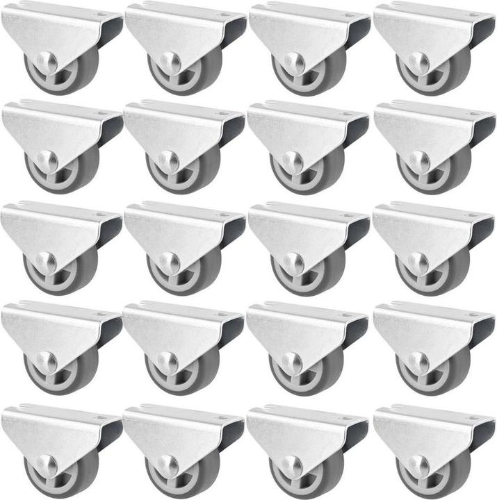 Produktbild Wagner System Möbel-Bockrolle ø 30 mm 20 Stk.soft