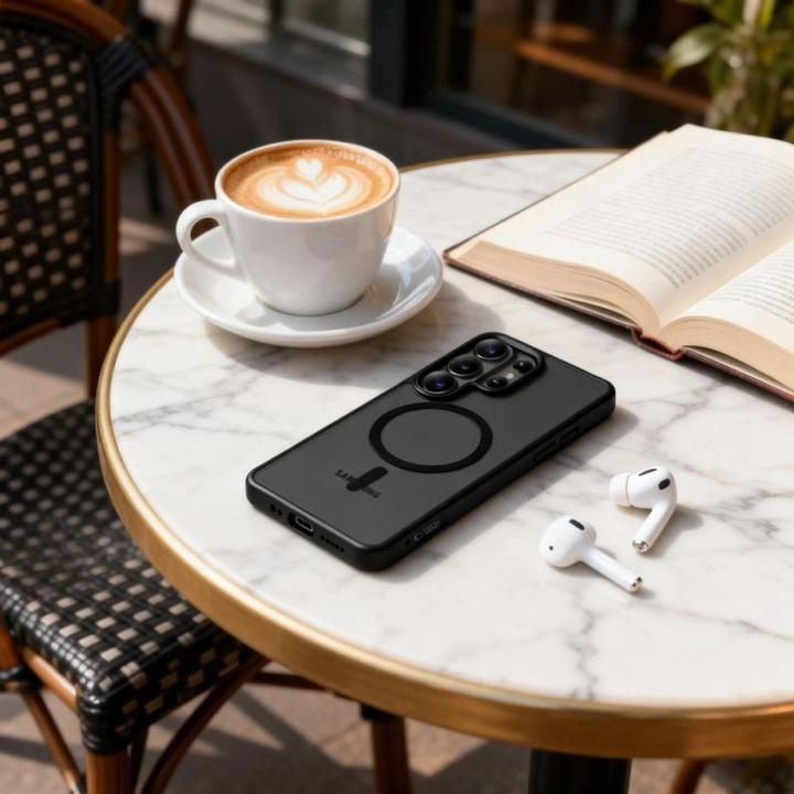 Actual product image Tech-Protect Magmat Magsafe Galaxy S26 Ultra Mattschwarz (Samsung Galaxy S26 Ultra)