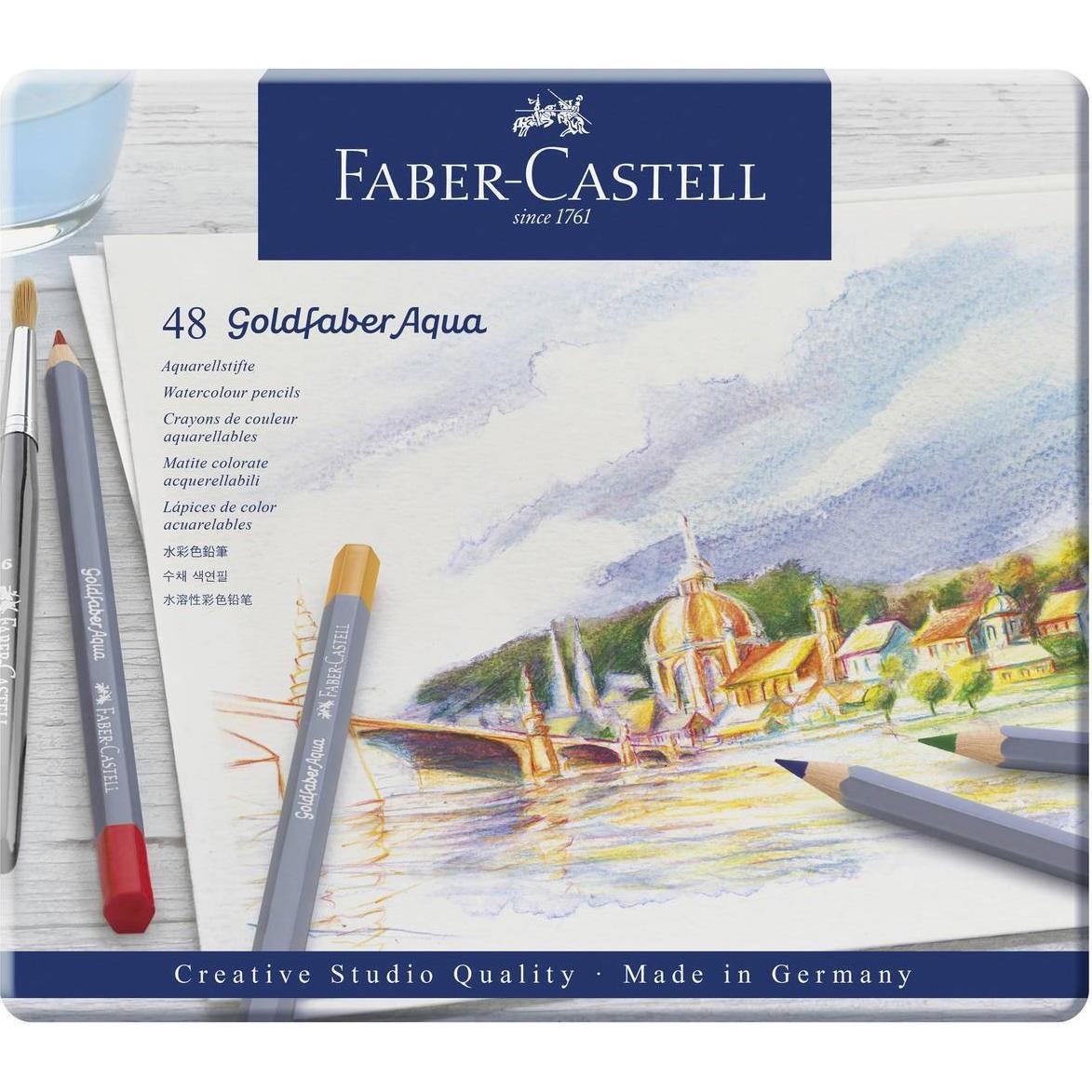 Faber-Castell, Malstifte, Goldfaber Aqua Aquarellstift (Mehrfarbig, 48 x)