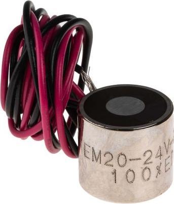 Immagine prodotto RS PRO 20mm Dia. 24V Electro Holding Magnet (Interno)