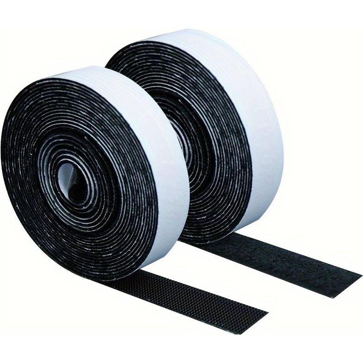 König Design, Klettband, Klettband extra stark selbstklebend Abmessung wählbar Klettverschluss 15 - 50 mm (20 mm)