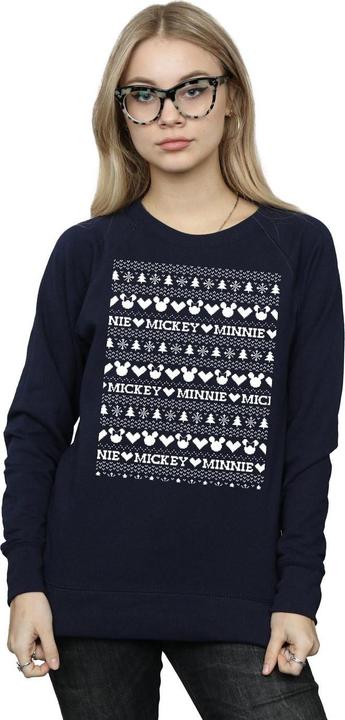 Produktbild Disney Mickey And Minnie Christmas Fair Isle Sweatshirt (L)