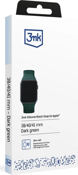 Produktbild 3MK Silicone Watch Strap ciemnozielony/ dark green dla Apple Watch 38/40/41mm (Edelstahl, Silicone)