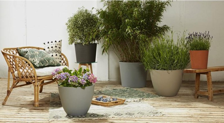 Produktbild Poétic Blumentopf Element Rund, 30 cm, Beton (28.70 cm)