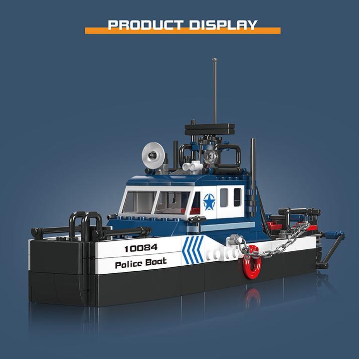 Produktbild Mould King Polizeiboot