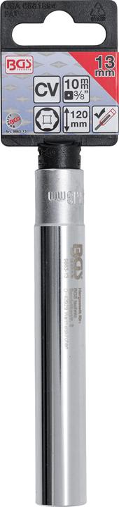Productafbeelding BGS Steeksleutelset zeskant, extra diep | aandrijving vierkant 10 mm (3/8") | 13 mm (13 mm)