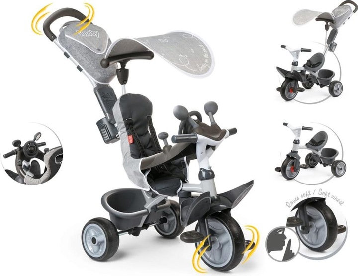 Produktbild Smoby Baby Driver Komfort Titan