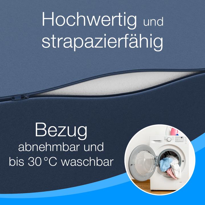 Produktbild Bestschlaf Klappmatratze, 3-teilige Faltmatratze, Reisebett, Gästematratze (160 x 195 cm, Schaumstoffkern)