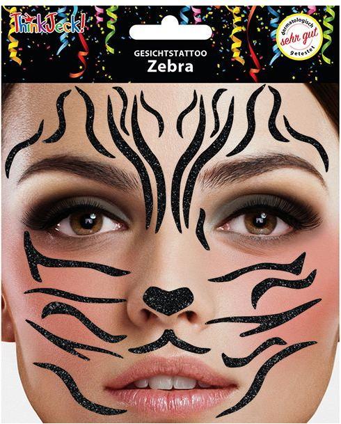 Produktbild Sombo Gesichts Tattoo Zebra
