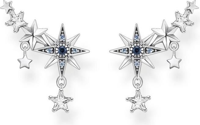 Productafbeelding Thomas Sabo Oorbellen Royalty Stars Zilver (925 zilver)