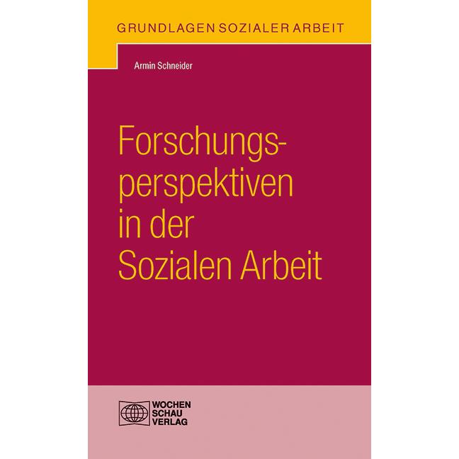 Forschungsperspektiven in der Sozialen Arbeit, Fachbücher von Armin Schneider