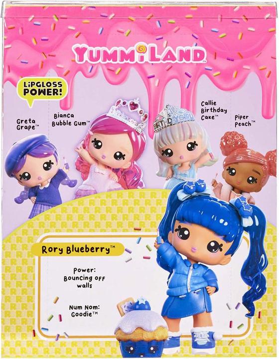 Actual product image MGA Yummiland large doll + lip gloss animal - Rory Blueberry