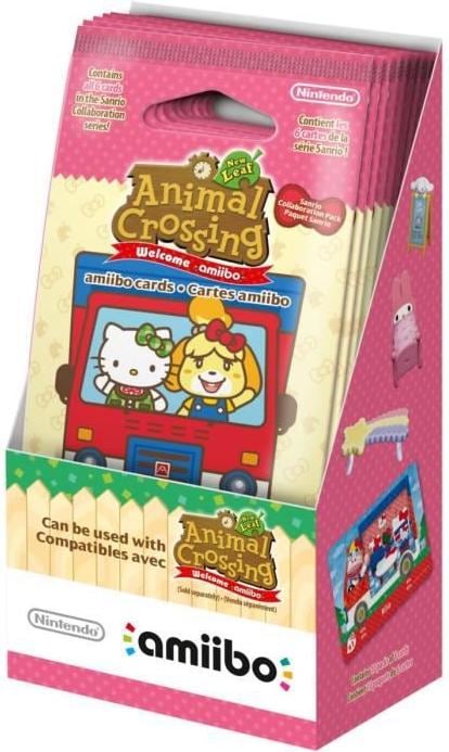 Actual product image Nintendo amiibo cards 6 pcs. Animal Crossing New Leaf + Sanrio (Wii U, Switch, 3DS)