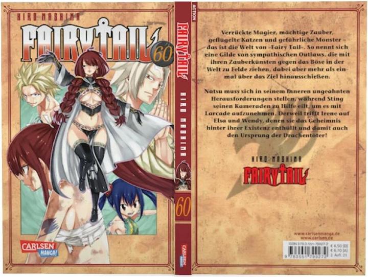 Produktbild Fairy Tail 60 (Deutsch, Hiro Mashima, 2018)