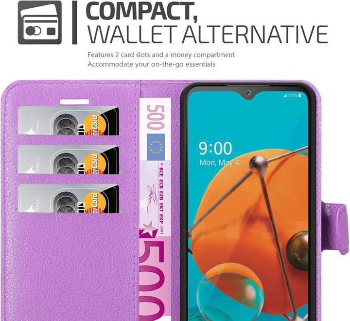Produktbild Cadorabo Book mit Standfunktion Cover (LG KQ51)