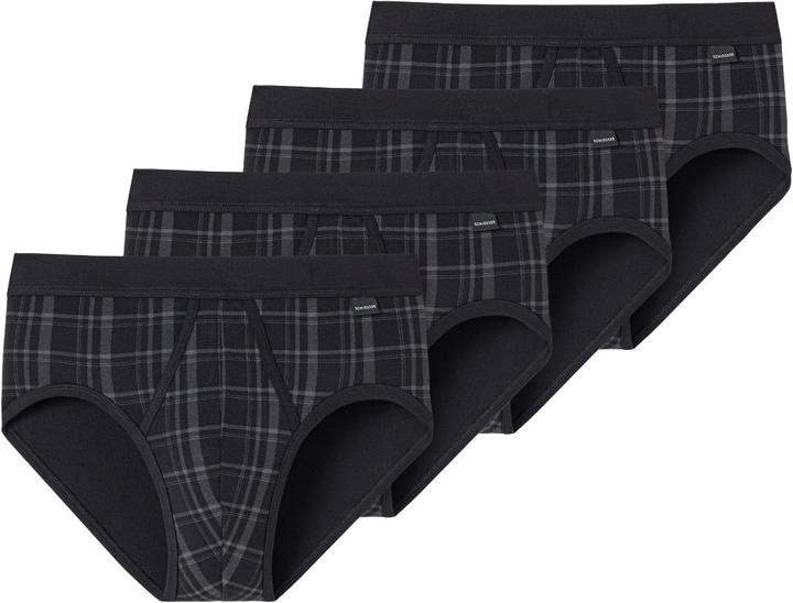 Produktbild Schiesser 4er Pack Original Classics Feinripp Sportslip mit Eingriff (XXL, 4er Pack)