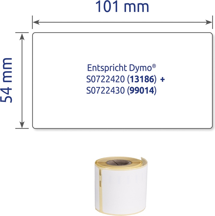 Image du produit Avery Étiquettes d'adresse 101 x 54 mm papier 1 pc. permanent